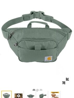 Carhartt Green Belt Bag - Compact - true color is slightly darker, see last pic.